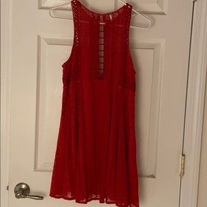 Free people red dress